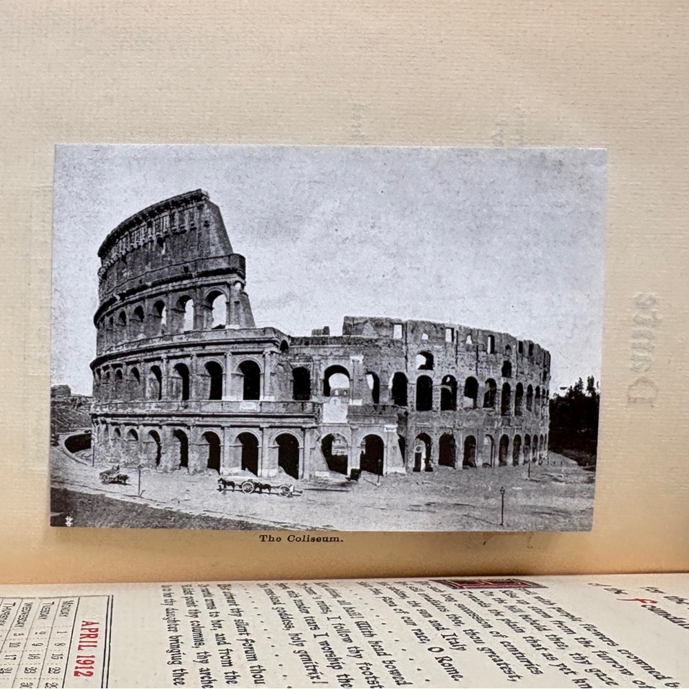 1912 Italy from the Poems of Joshua Carducci Florence Italian Calendar Almanack - Picture 3 of 9
